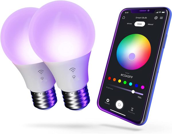 Multicolor Changing RGB Tunable White Frosted LED Light Bulb